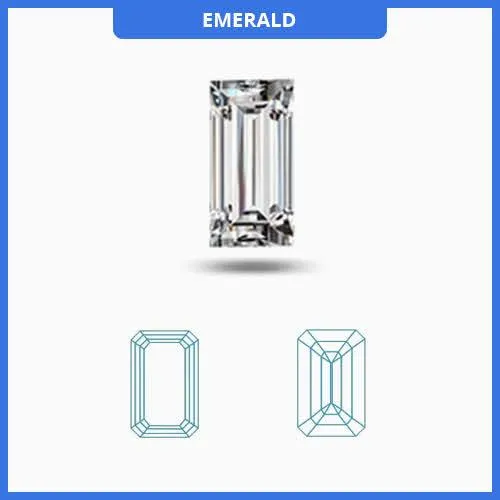 1.25CT I-J/VS Emerald Cut Diamond MDL#D9298-9