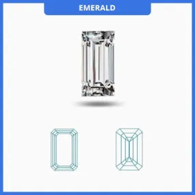1.25CT I-J/VS Emerald Cut Diamond MDL#D9298-9