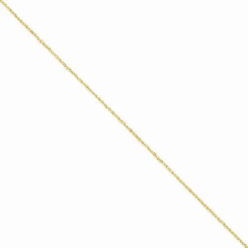 14K Yellow Gold Ropa Anklet