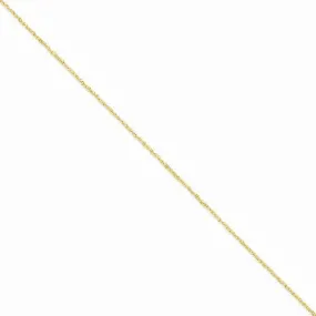 14K Yellow Gold Ropa Anklet