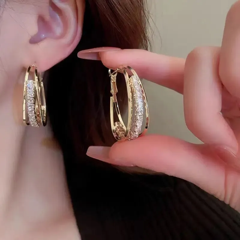 925 Silver Hoop Earrings - High-Grade Glam