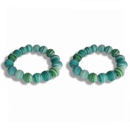 Aqua Glass Bangle
