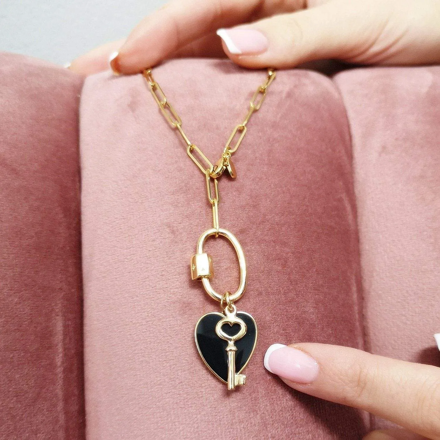 Black Heart Charm