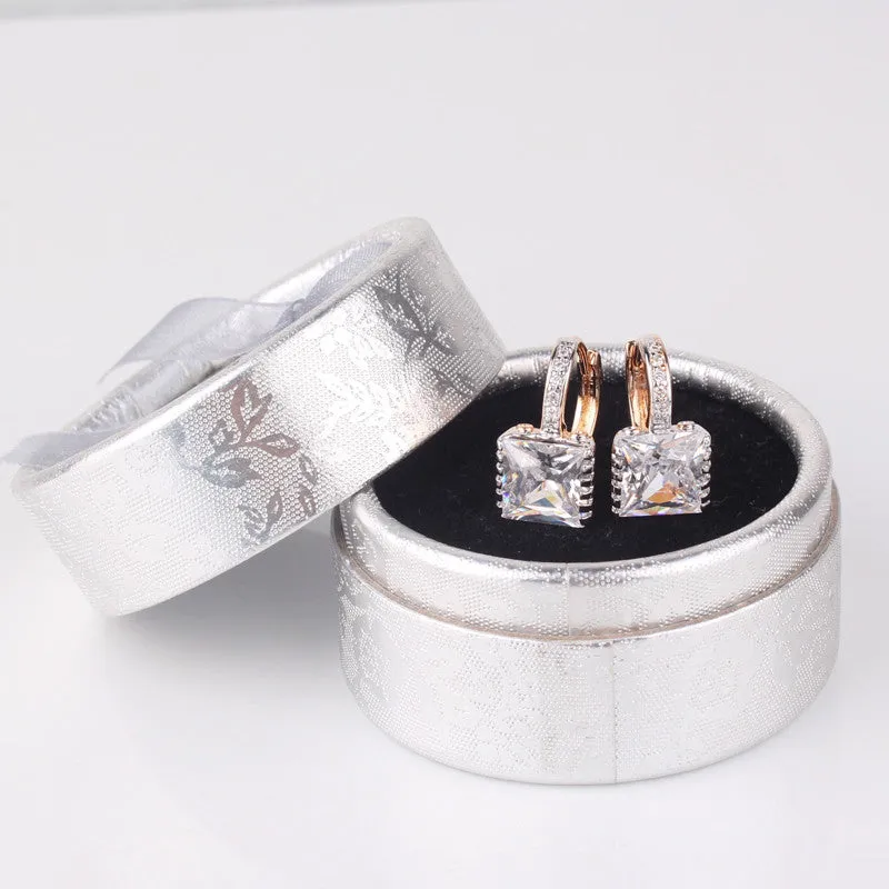 Brand Jewelry Earrings for Womens! New Shiny Rhinestone Gem Hoop Earing Ladies Wedding Jewellery Earing Brinco