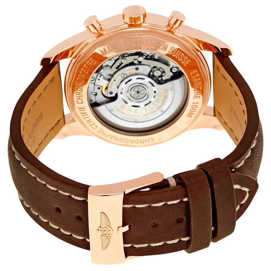 Breitling Transocean Chronograph Automatic Rose Gold Men's Watch RB015212-G738BRLT RB015212-G738-437X-R20BA.1