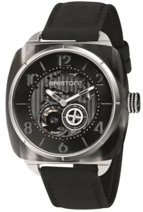 BRIS Watch Streamliner Skeleton Grey Acetate