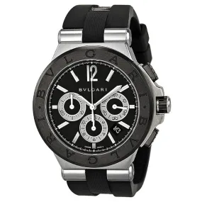 Bvlgari Diagono Chronograph Automatic Black Dial Men's Watch DG42BSCVDCH