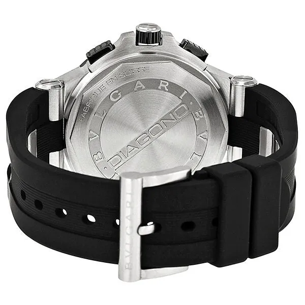 Bvlgari Diagono Chronograph Automatic Black Dial Men's Watch DG42BSCVDCH