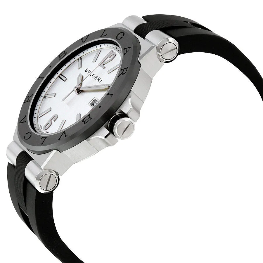 Bvlgari Diagono Silvered Dial Automatic Men's Watch 102252