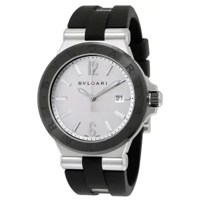 Bvlgari Diagono Silvered Dial Automatic Men's Watch 102252