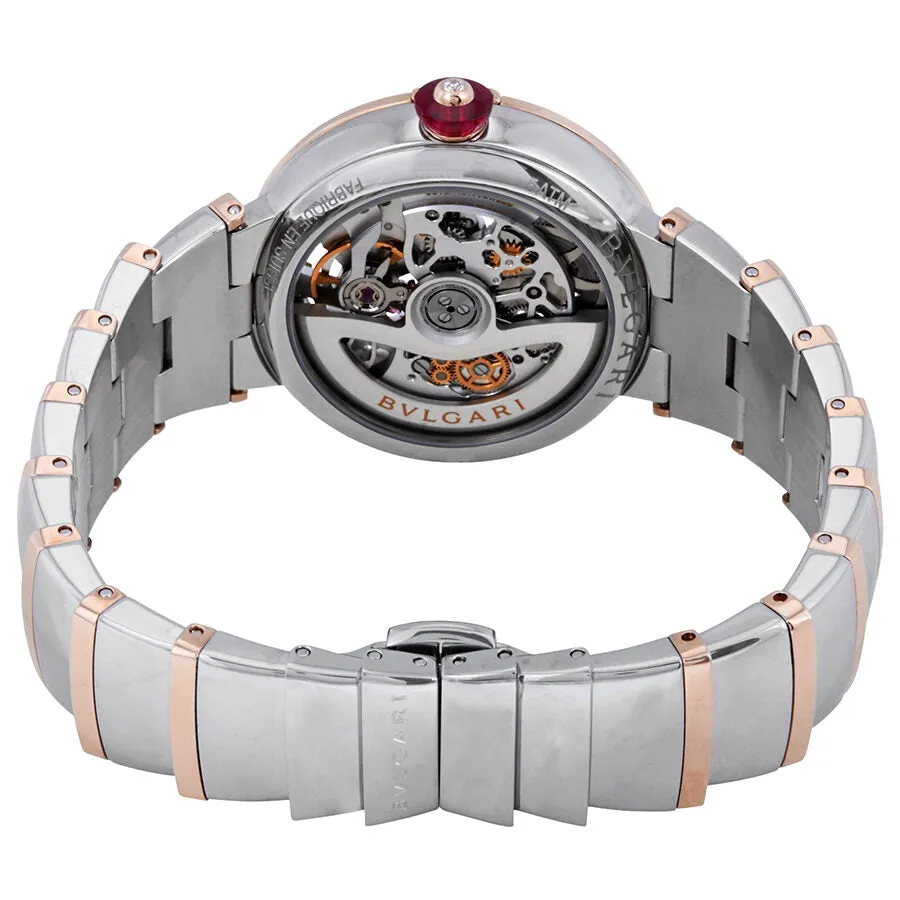 Bvlgari Lvcea Automatic Skeleton Dial Ladies Watch 102878