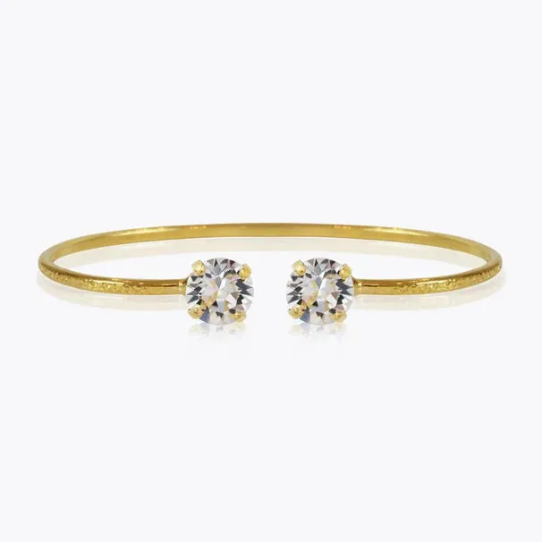Caroline Svedbom Classic Petite Gold Bracelet - Crystal