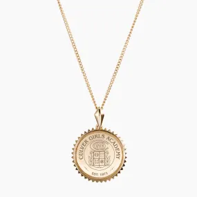 CGA Crest Sunburst Necklace - Cavan Gold