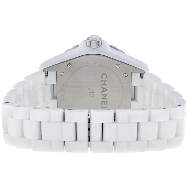 Chanel J12 White Dial Ceramic Automatic Unisex Watch H2981