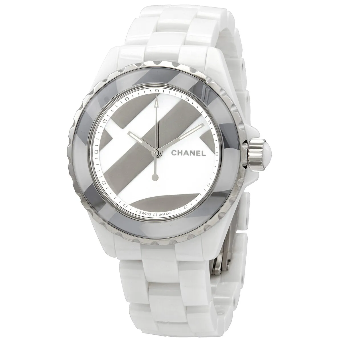 Chanel J12 White Dial Unisex Watch H5582