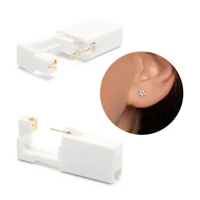 Ear Piercing Daisy Crystal 14K Yellow Gold Self Piercer