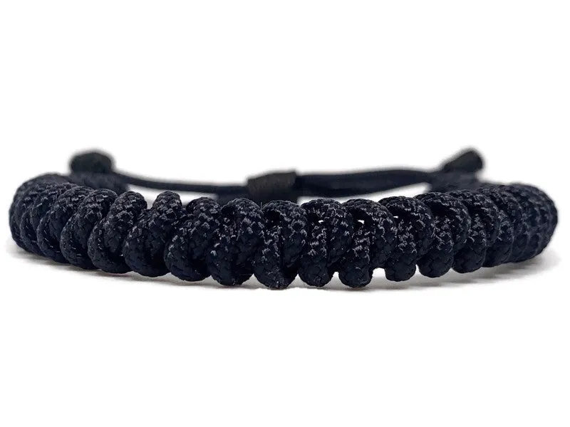 Engineered Navy Slim Rope Bracelet