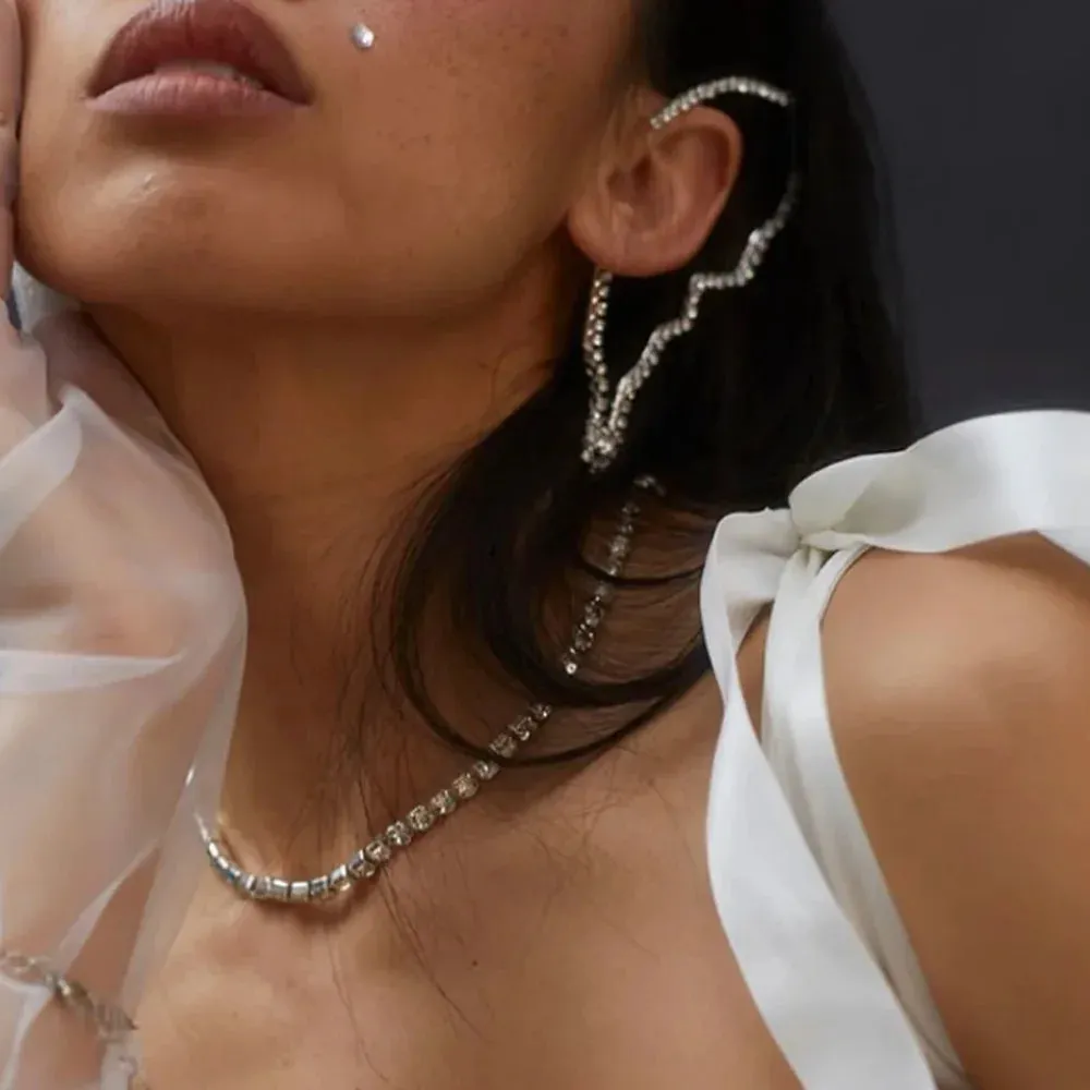 Fairy Crystal Butterfly Auricle Ear Cuff