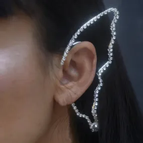 Fairy Crystal Butterfly Auricle Ear Cuff