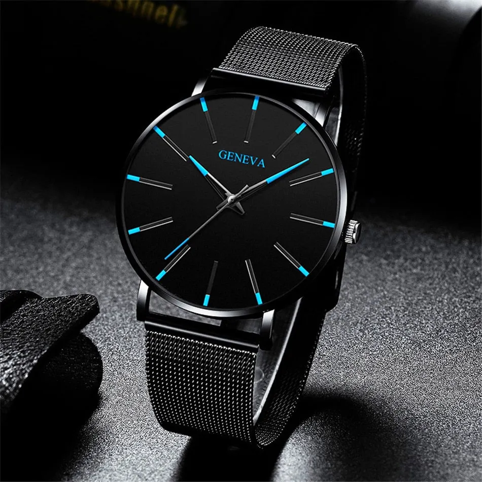 Fashion Ultra Thin Simple Men Business Watches