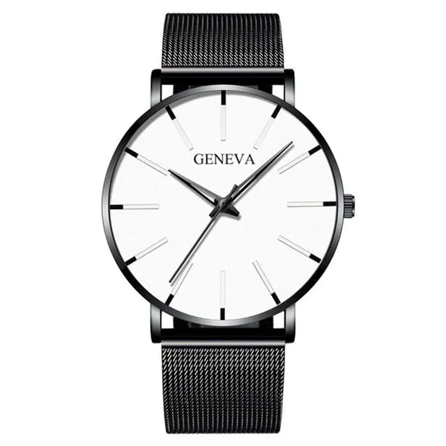 Fashion Ultra Thin Simple Men Business Watches