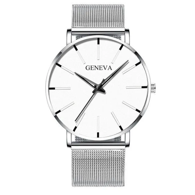 Fashion Ultra Thin Simple Men Business Watches