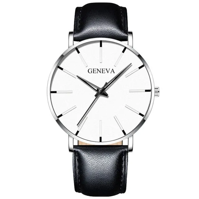 Fashion Ultra Thin Simple Men Business Watches