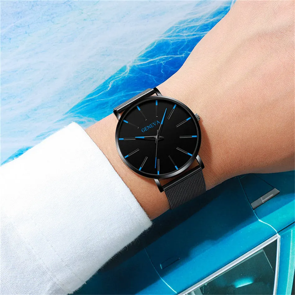 Fashion Ultra Thin Simple Men Business Watches