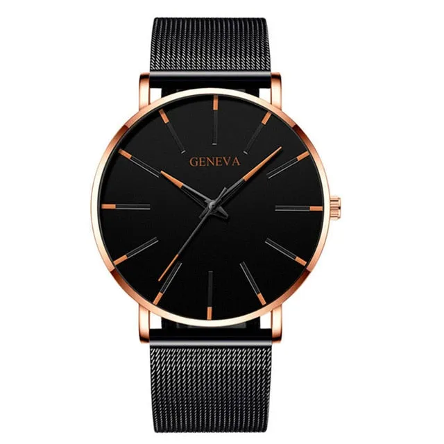 Fashion Ultra Thin Simple Men Business Watches
