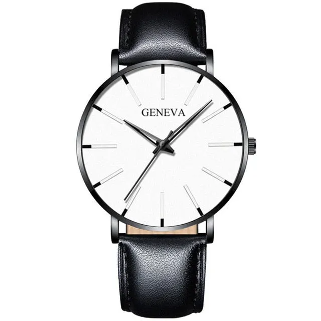 Fashion Ultra Thin Simple Men Business Watches