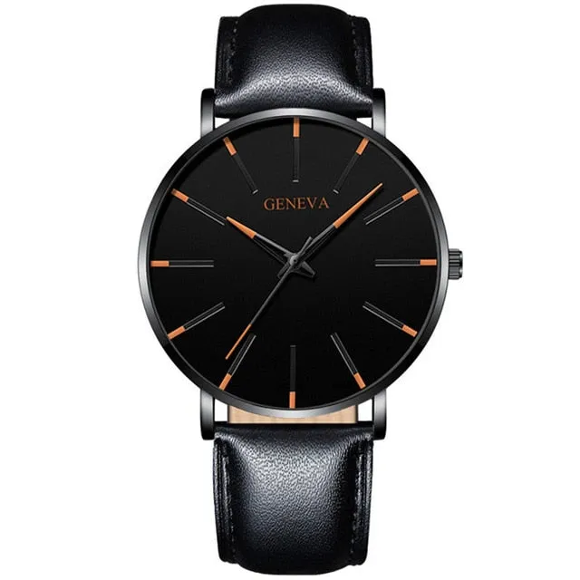 Fashion Ultra Thin Simple Men Business Watches