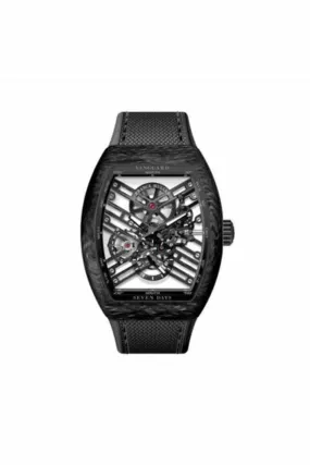 franck muller vanguard 53.7mm carbon fiber men's watch v45 s6 sqt carbon nr