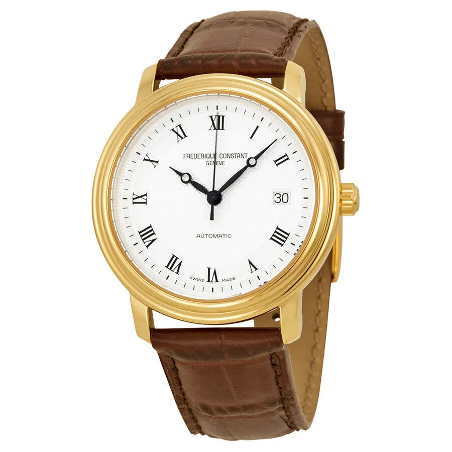 Frederique Constant Classics Automatic Silver Dial Gold-plated Men's Watch 303MC3P5 FC-303MC3P5