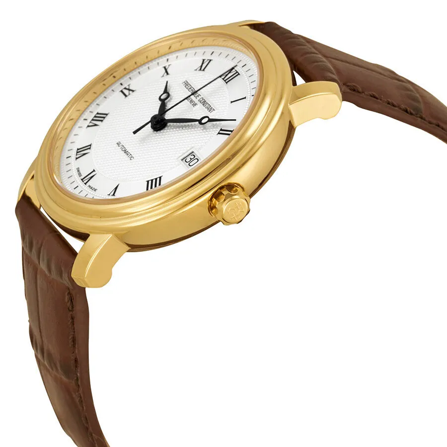 Frederique Constant Classics Automatic Silver Dial Gold-plated Men's Watch 303MC3P5 FC-303MC3P5