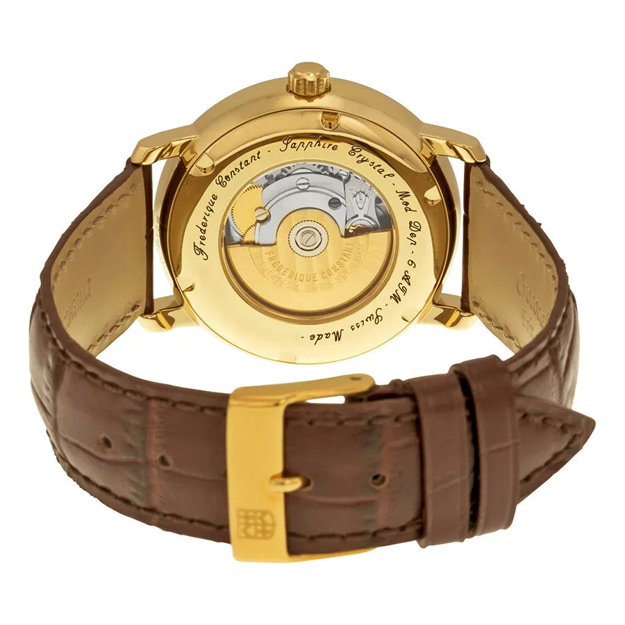 Frederique Constant Classics Automatic Silver Dial Gold-plated Men's Watch 303MC3P5 FC-303MC3P5