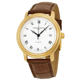 Frederique Constant Classics Automatic Silver Dial Gold-plated Men's Watch 303MC3P5 FC-303MC3P5