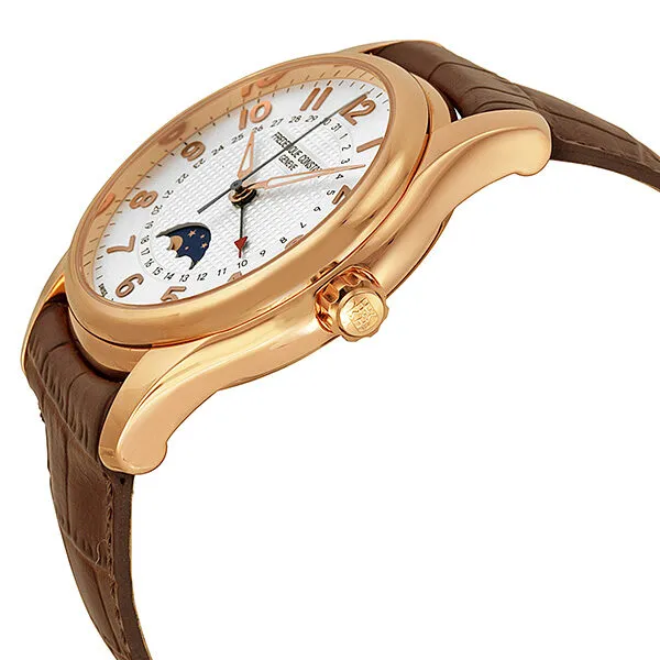 Frederique Constant Runabout White Dial Rose gold-plated Men's Watch FC-330RM6B4