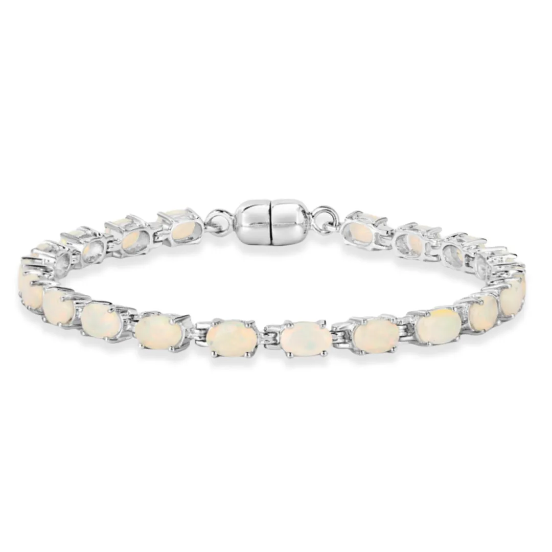 Genuine Ethiopian Opal Tennis Bracelet