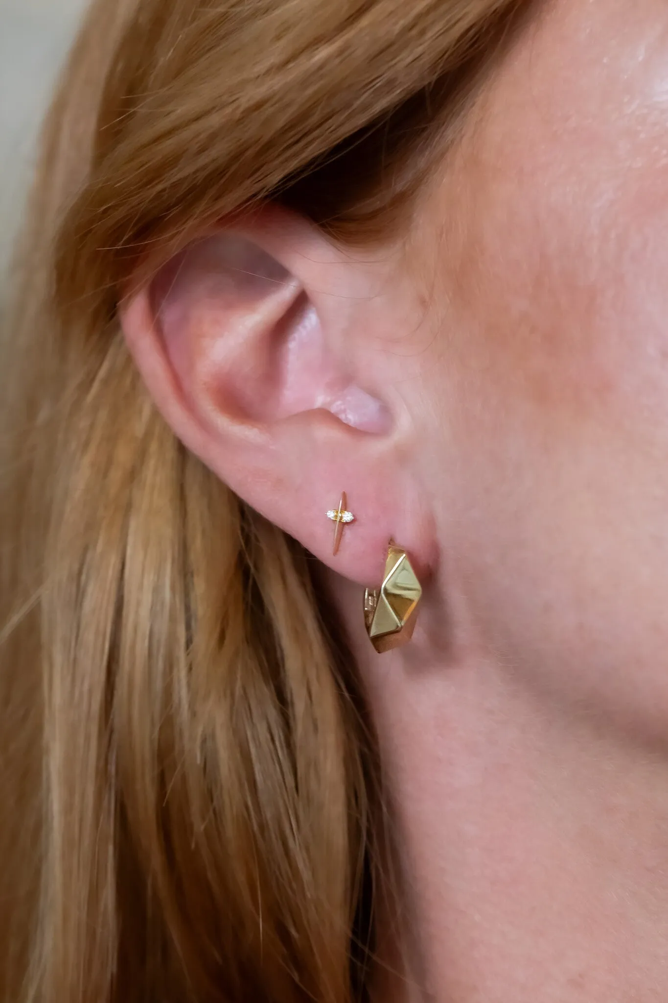 Geometric Hoop Earrings