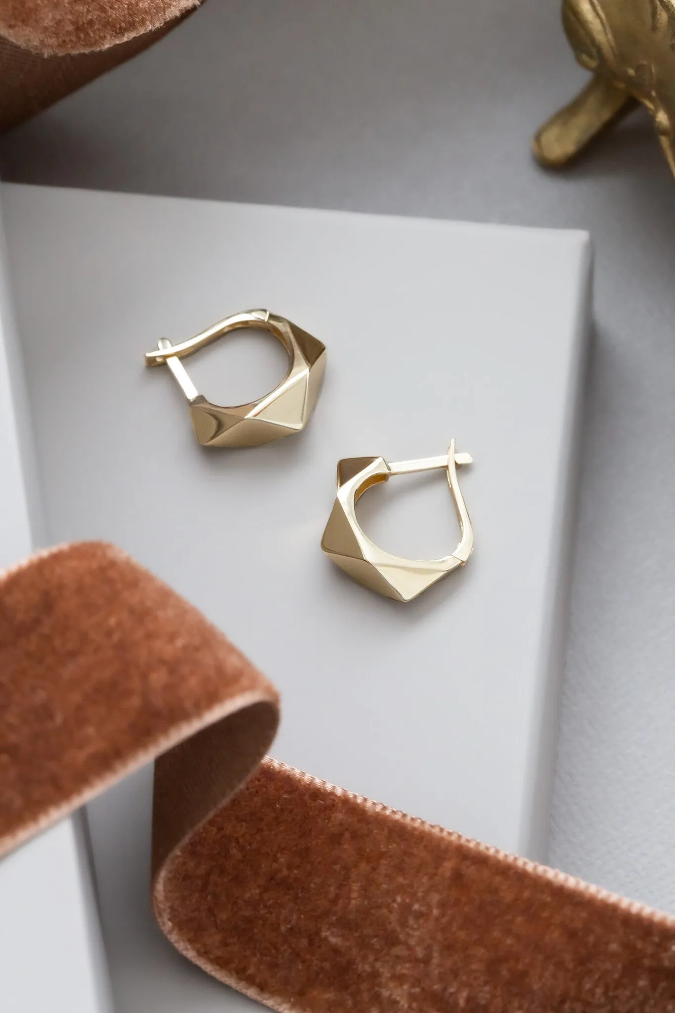 Geometric Hoop Earrings