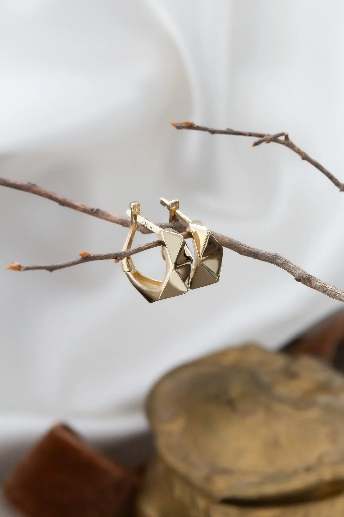 Geometric Hoop Earrings