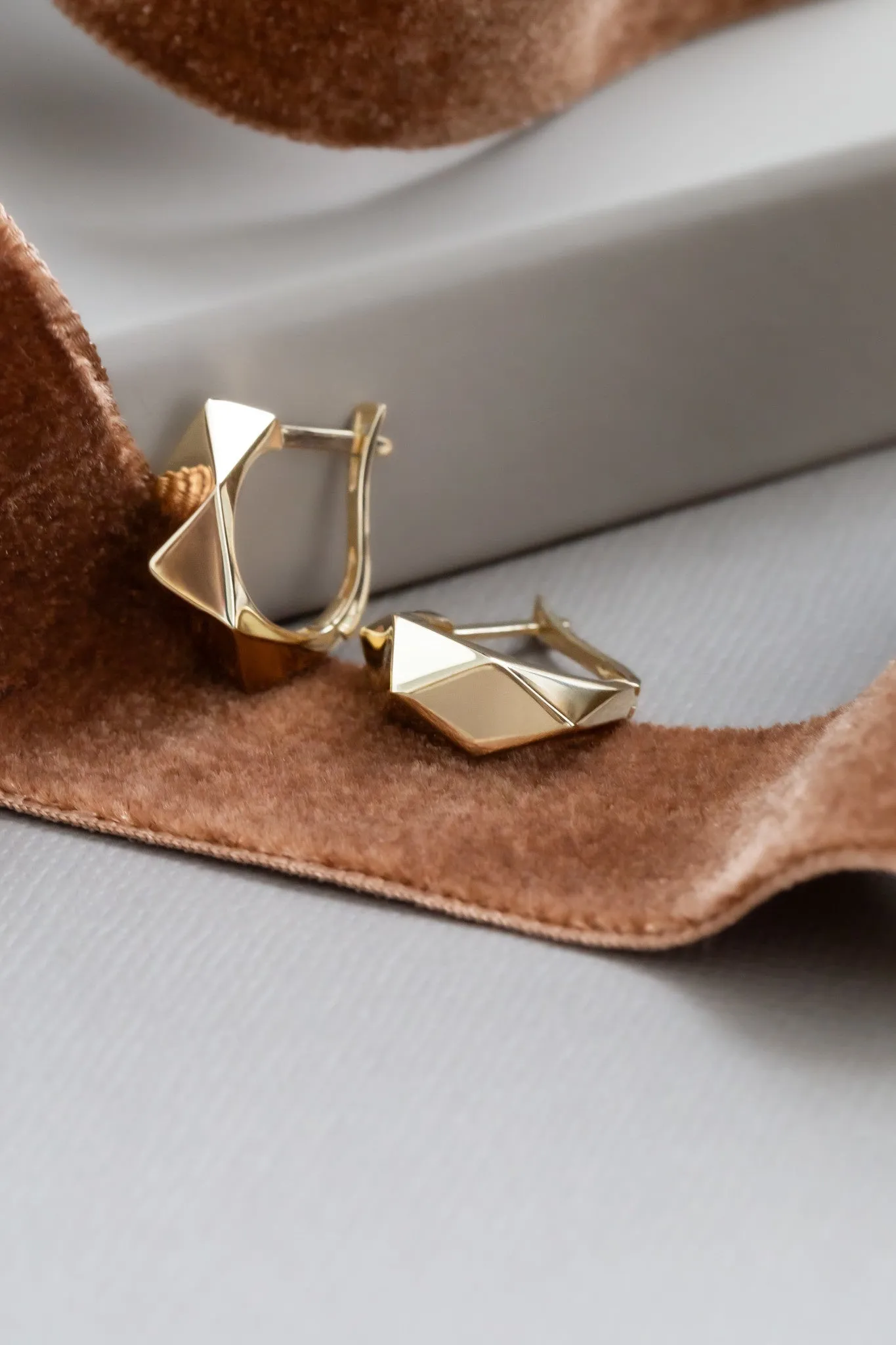 Geometric Hoop Earrings