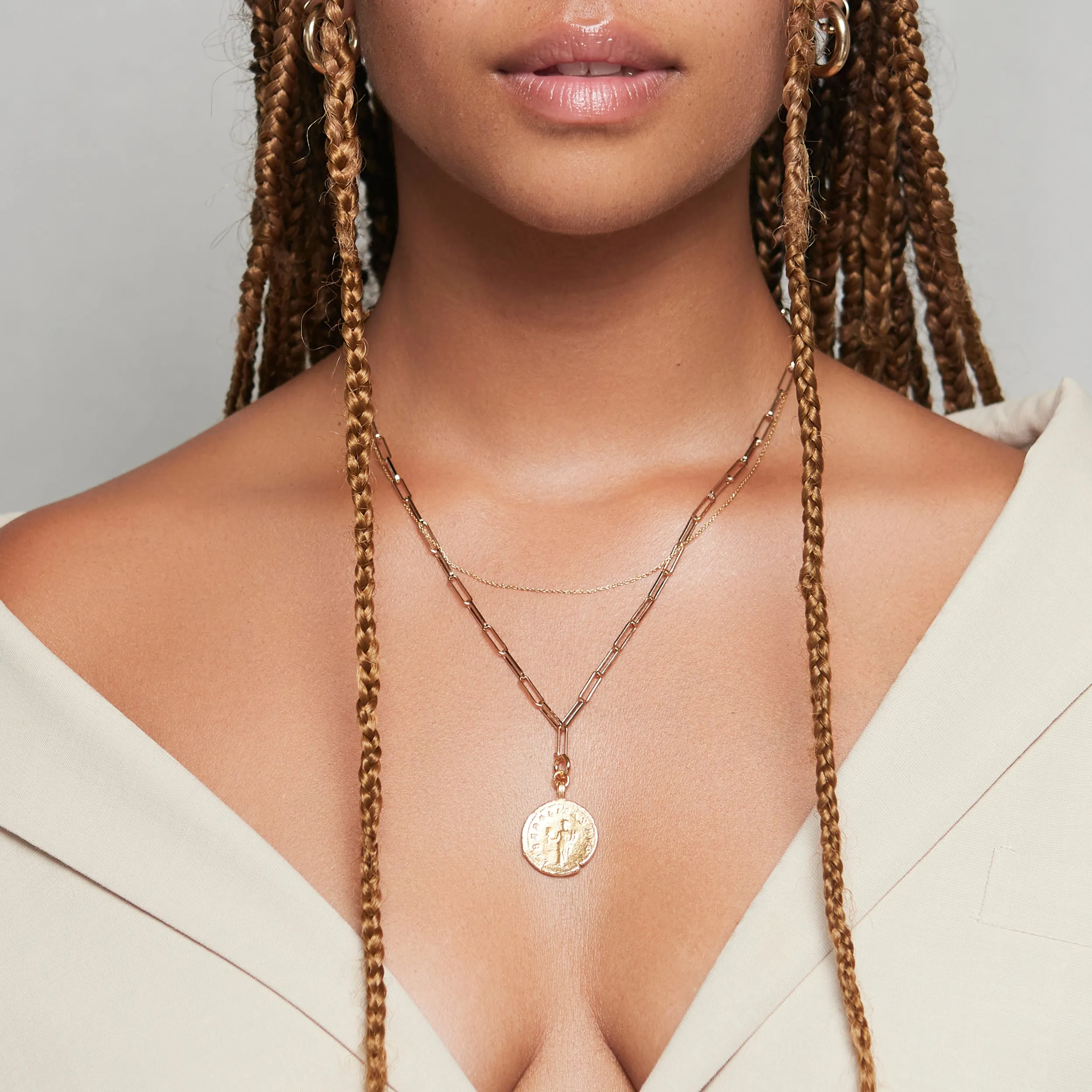 Golden Freya Necklace Combo