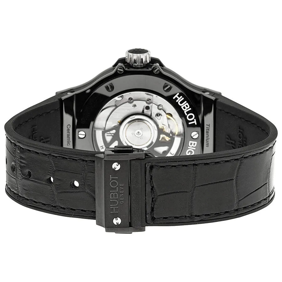 Hublot Big Bang Carbon Fiber Dial Alligator Unisex Watch 365CM1770LR 365.CM.1770.LR