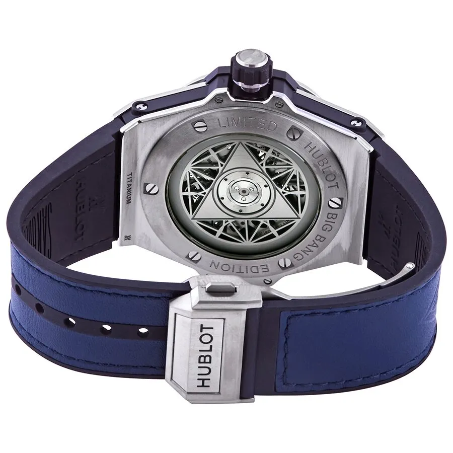 Hublot Big Bang Sang Bleu Automatic Blue Dial Men's Limited Edition Watch 415.NX.7179.VR.MXM18