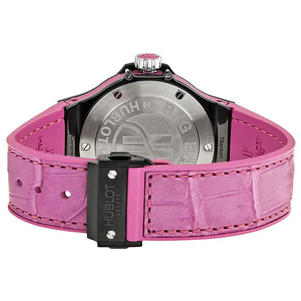 Hublot Big Bang Tutti Fruitti Amethyst Black Ceramic Purple Leather Ladies Watch 361.CV.1110.LR.1905