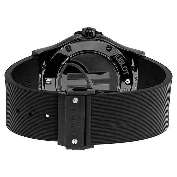 Hublot Classic Fusion Black Dial Ceramic Rubber Automatic Men's Watch 511CM1670RX 511.CM.1670.RX