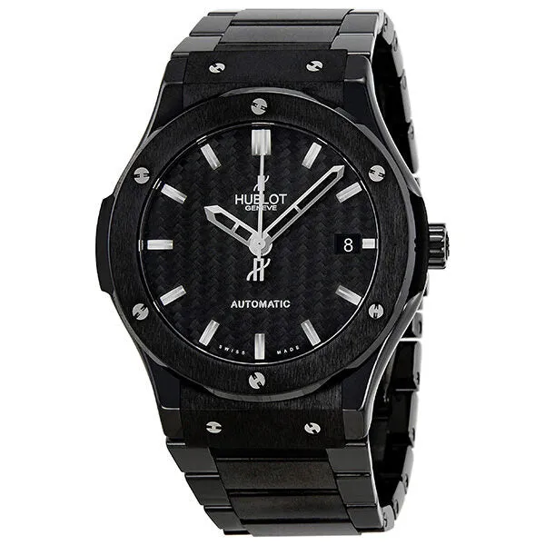 Hublot Classic Fusion Carbon Fiber Dial Black Ceramic Men's Watch 511CM1770CM 511.CM.1770.CM