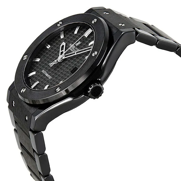 Hublot Classic Fusion Carbon Fiber Dial Black Ceramic Men's Watch 511CM1770CM 511.CM.1770.CM