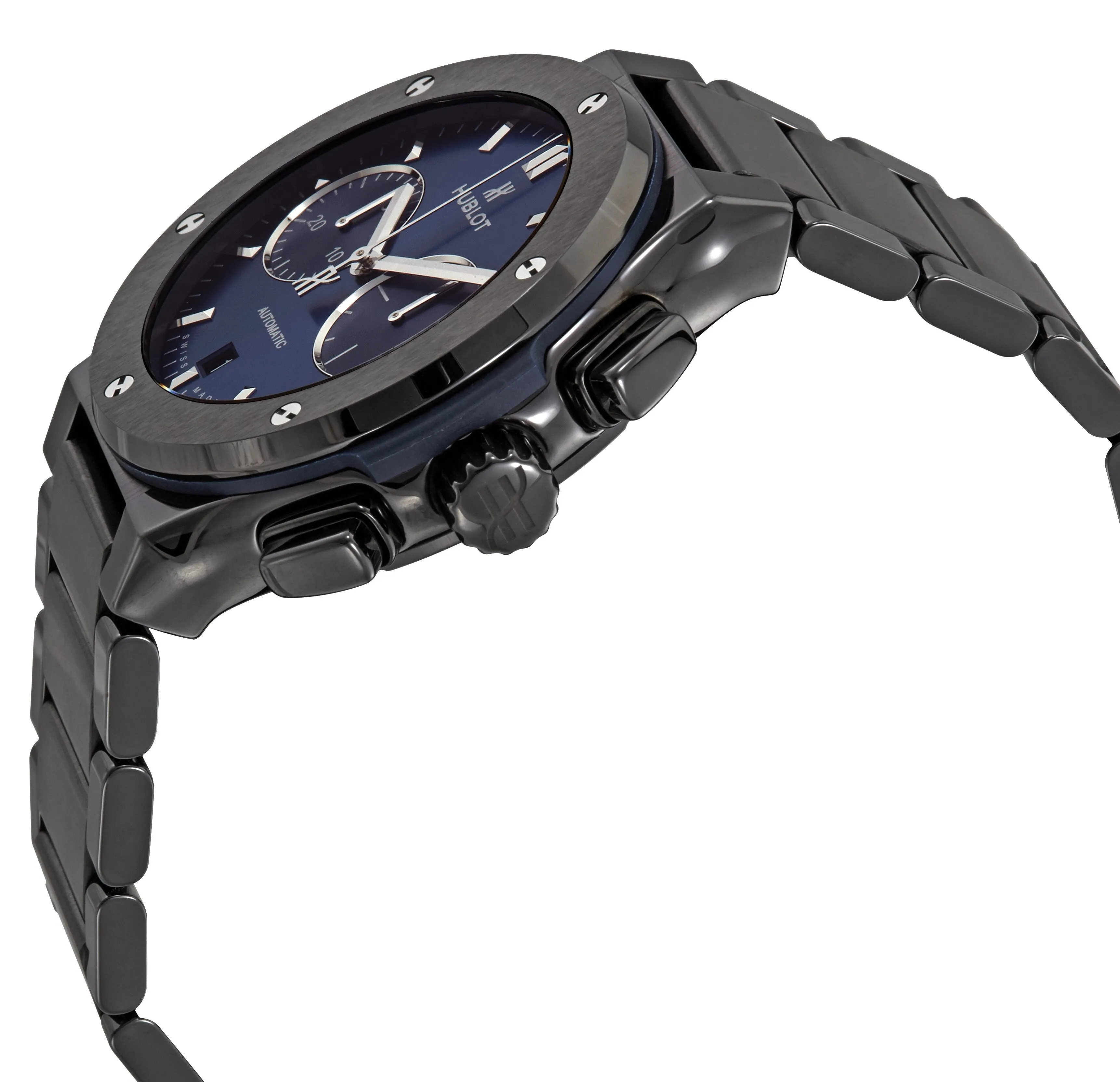 Hublot Classic Fusion Chronograph Blue Dial Automatic Men's Watch 520.CM.7170.CM